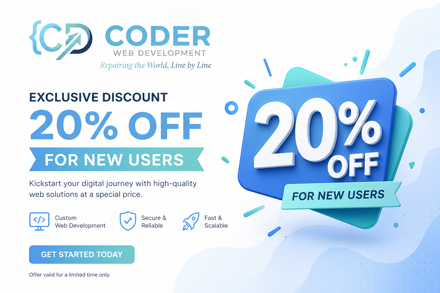 CODER app discount image